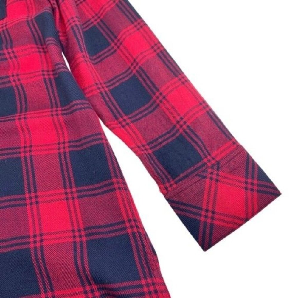 Rails Long Sleeve Plaid Button Front Shirt Dress … - image 4